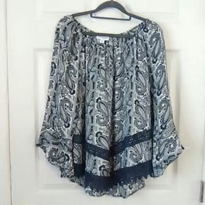 XL Paisley blouse
